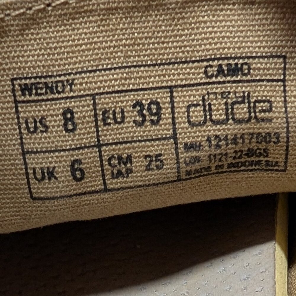 Hey Dude Wendy Camo Slip-On Shoes in Green and Black - Picture 2 of 16